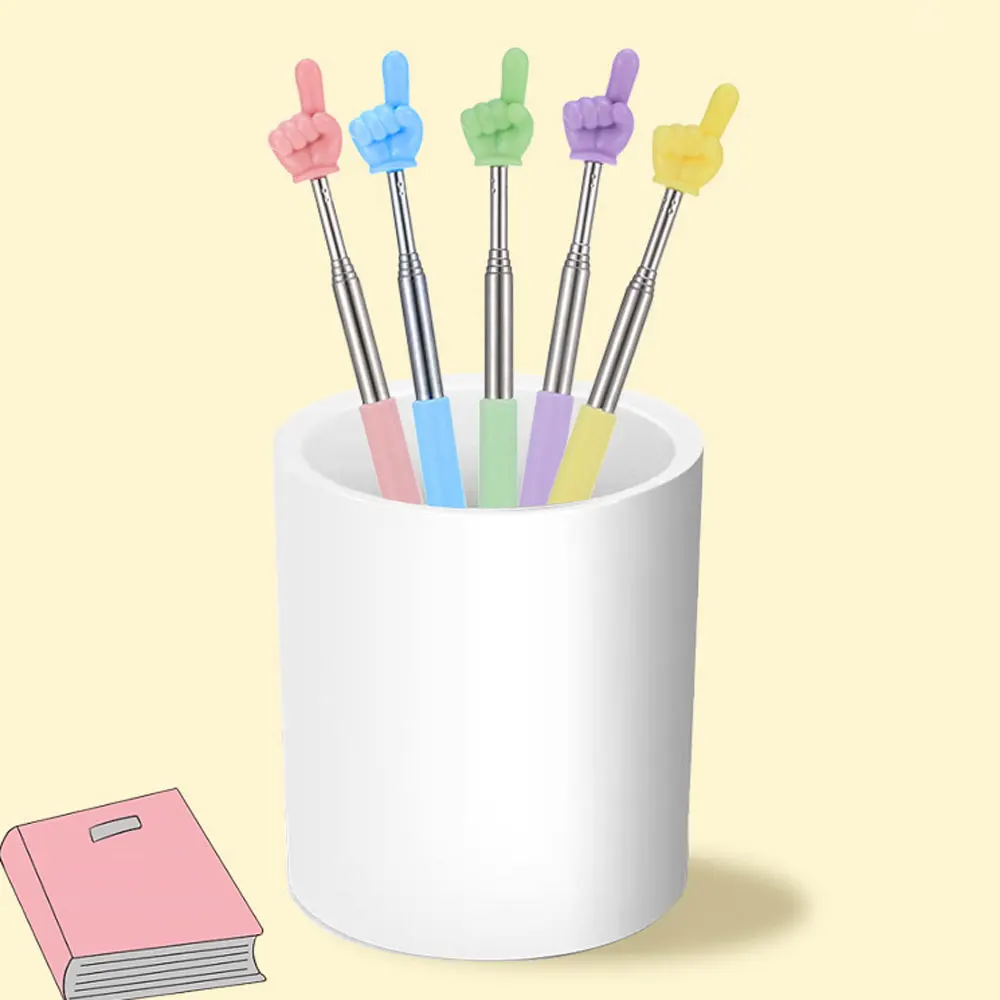 Children Finger Reading Stick Telescopic Teacher Pointer Extendable Pointing