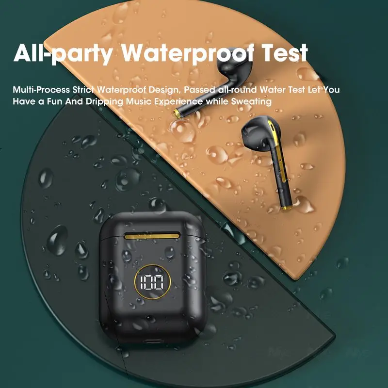 Niye TWS 무선 이어폰, 블루투스 헤드폰, 게임용 헤드셋, 스포츠 이어버드, 하이파이 스테레오 폰, 삼성 아이폰 터치 컨트롤