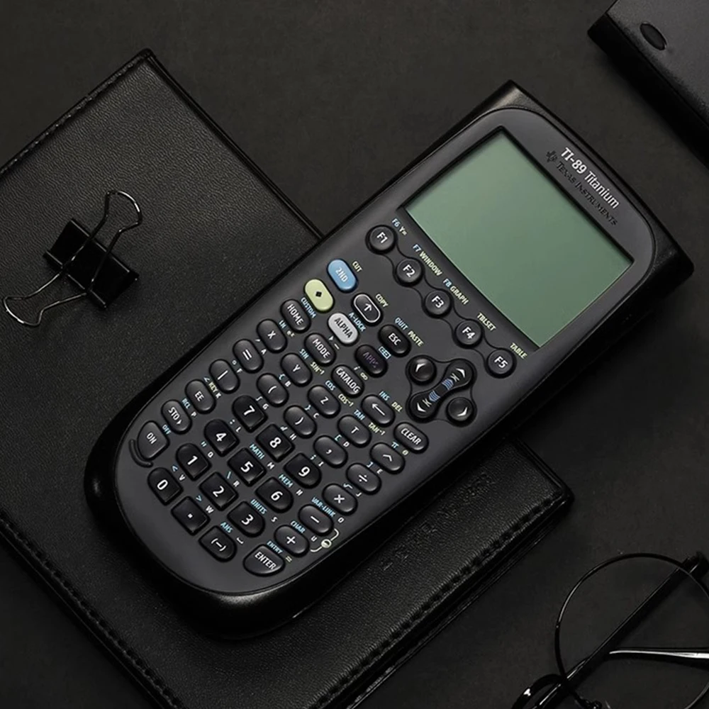 Texas Instruments TI-89 Titanium Programming Graphing Calculator ID SAT ACT International Test Computer Calculator Scientific