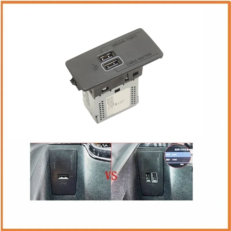 M93K-For Volvo S60 S90 XC60 XC90 V90 31407038 Car USB Dual Port Interface Single Modified Double Socket