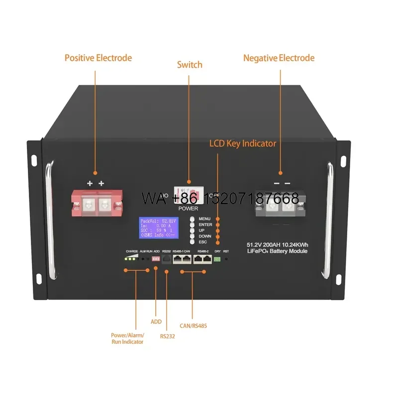 Wmwmnu for LIFEPO4 BATTERY 48V 100ah 200ah 300Ah Lithium ion Battery Solar Energy System Lifepo4 Battery Pack Solar
