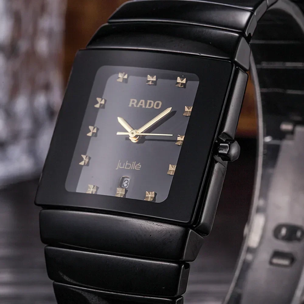 Hot Rado Classic Style Original Watches For Mens Ladies Ceramic 39MM Dial Fashion Simple High Quality Sport Quartz AAA Clocks view 5