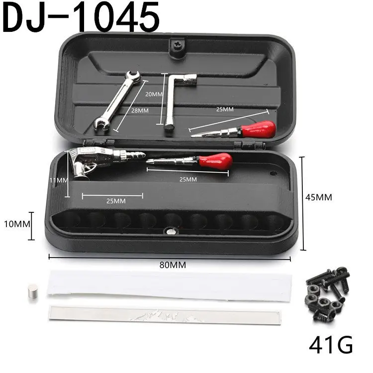1/8 Easy Control YK4082 Climbing Car Simulation Parts Water Throat Luggage Rack Toolbox Antenna Luggage Box