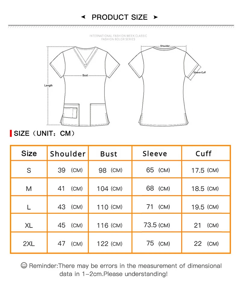 Multicolor Printed Surgical Gown Short Sleeve Tops T-Shirt Doctor Brush Hand Suit Summer Thin Cotton Surgical Room Work Uniform