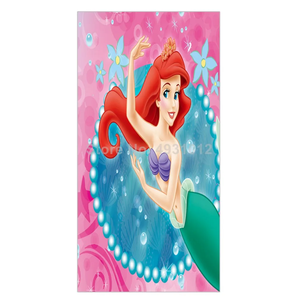 

2024 Cute Mermaid Princess and Prince Boy Girl Baby Bath Towel Children Kids Child Swimming Beach Towel Gift 75X150cm