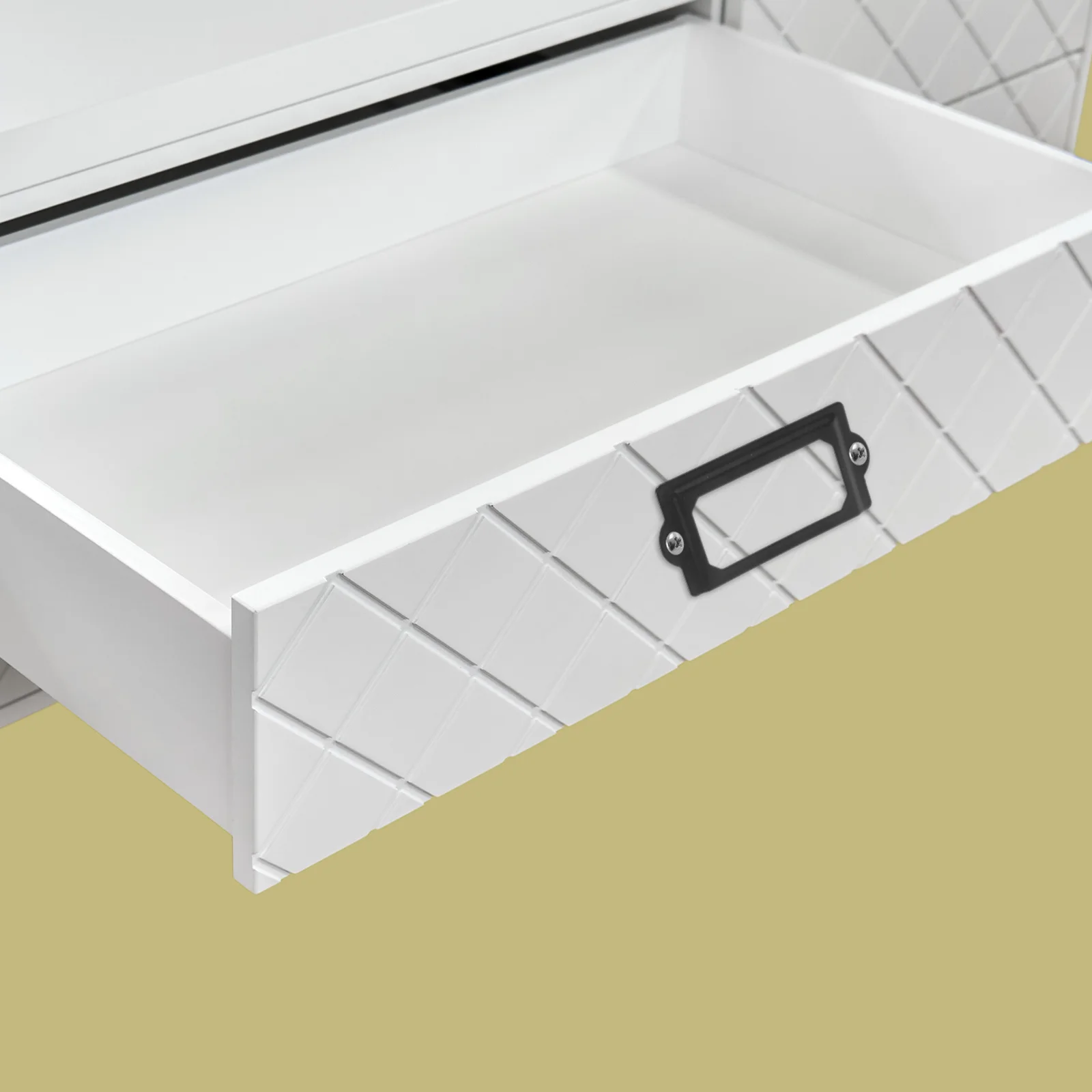 

50Sets Iron Frame Label Holders Metal Vintage Design for Office Library File Drawer Cabinet Storage Bin Label Organizer