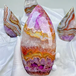 Natural Amethyst Agate Crystal Decoration, Suitable for Spiritual Cultivation, Home Decoration, Is An Ideal Choice for Gifts
