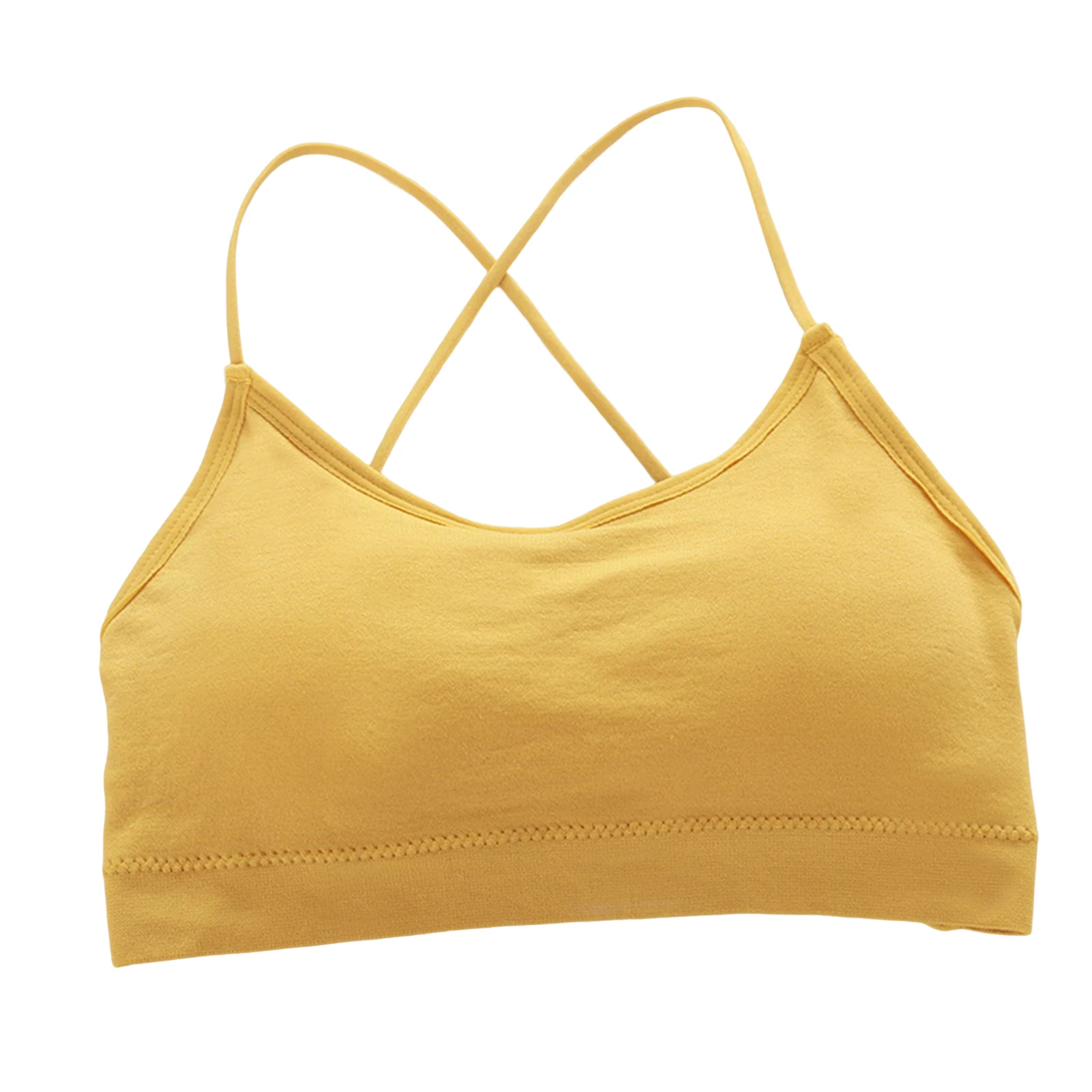 Women's Cross Strap Sports Bra Workout Fitness Yoga Cropped Tank Tops For Beautiful Back Vest