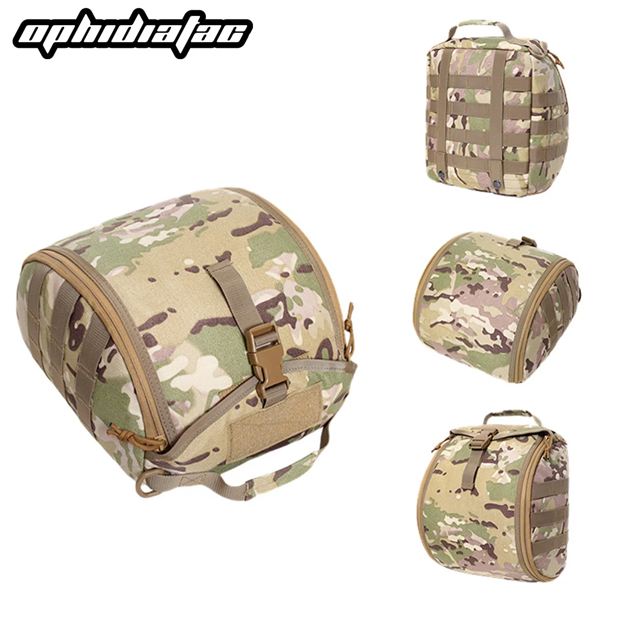 

Hunting Helmet Bag Multifunctional Molle Carrying Bag for Sport Hunting Shooting Helmet Storage Handbag