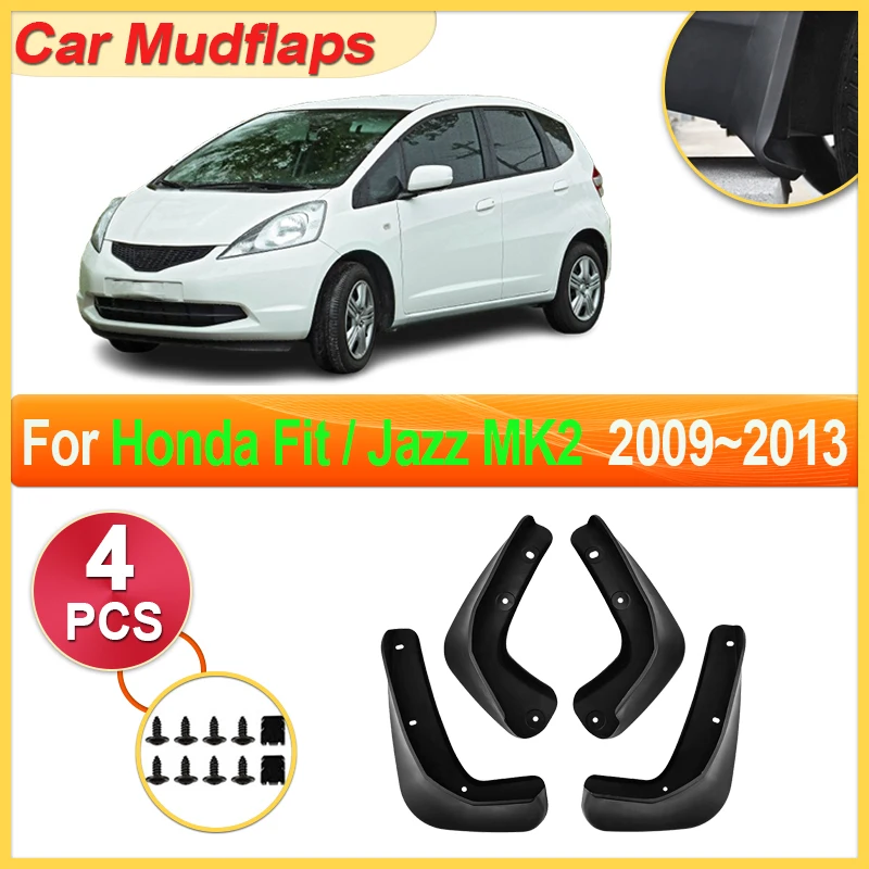 

Аксессуары для Honda Fit Jazz MK2 II GE6, 2009–2013, автомобильные брызговики, детали, брызговики, инструмент, брызговики, крылья, расклешенная крышка, защита, авто грязь