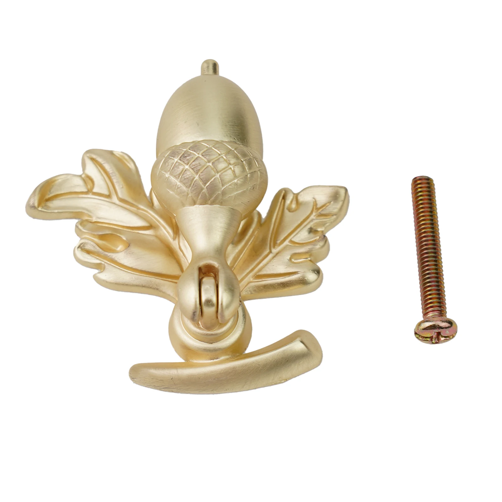 Acorn-Themed Drawer Knob Designed For Kitchen Cabinets And Bedside Drawers Constructed With Solid Zinc Alloy Material