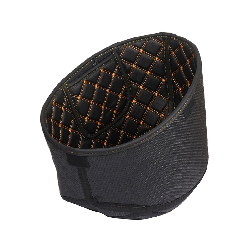 1 PCS Motorcycle Trunk Cargo Liner Protector Seat Bucket Pad Storage Box Mat Black PU For Vespa Sprint 150 Primavera 150