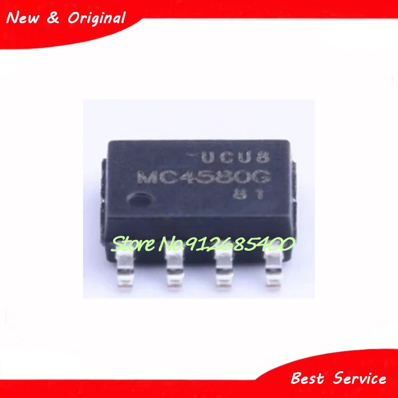 10 pièces/lot MC4580G-S08-R SOP8 nouveau et Original en Stock