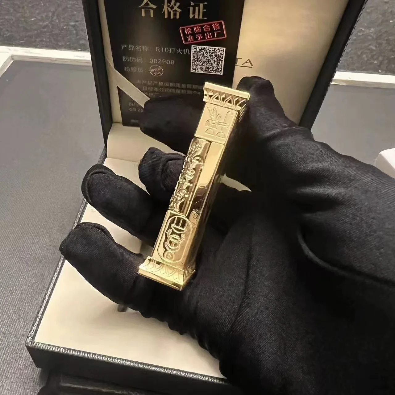 Internet Celebrity 2026 New R10 Pharaoh Brass Kerosiene Lighter Integrated Hollow Kerosiene Lighter Gift for Boyfriend Wholesale