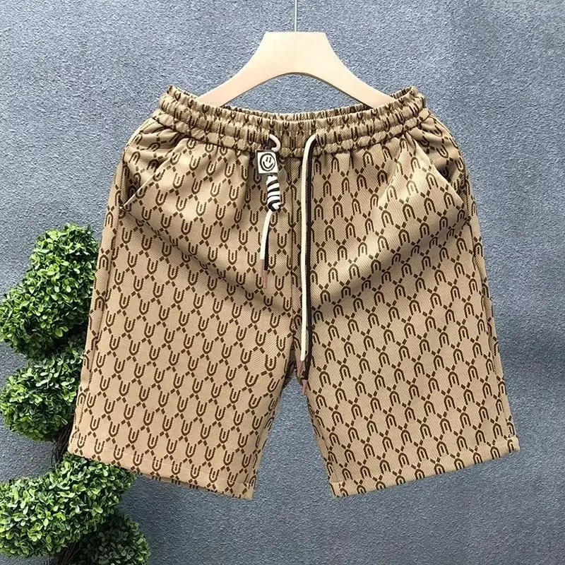 

Мужские летние спортивные шорты, модные зеленые капри, мужская одежда в стиле Харадзюку, уличная модная одеждаgqv