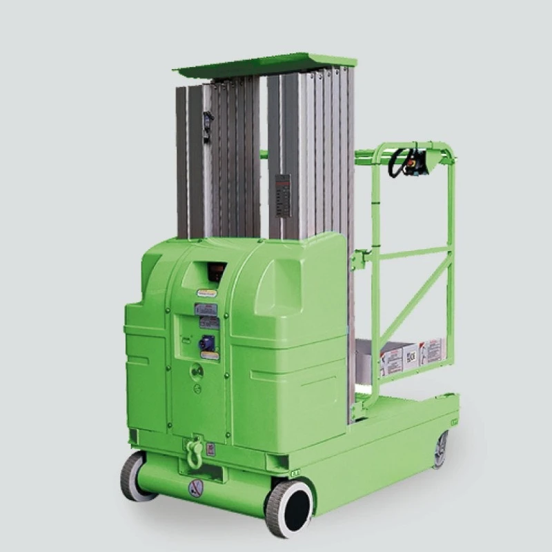 Full self-propelled aluminum alloy sloop lift freight elevator high-altitude unloading platform