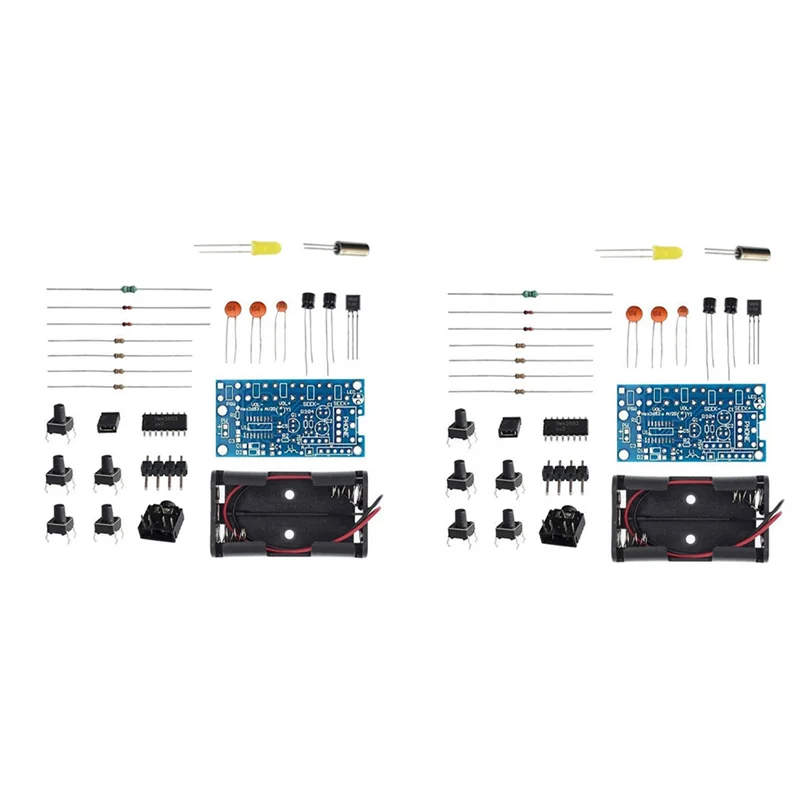 B21B 2X RDA5807 DIY Electronic Kits Wireless Stereo FM Radio Receiver Module PCB 76Mhz-108Mhz DC 1.8V-3.6V