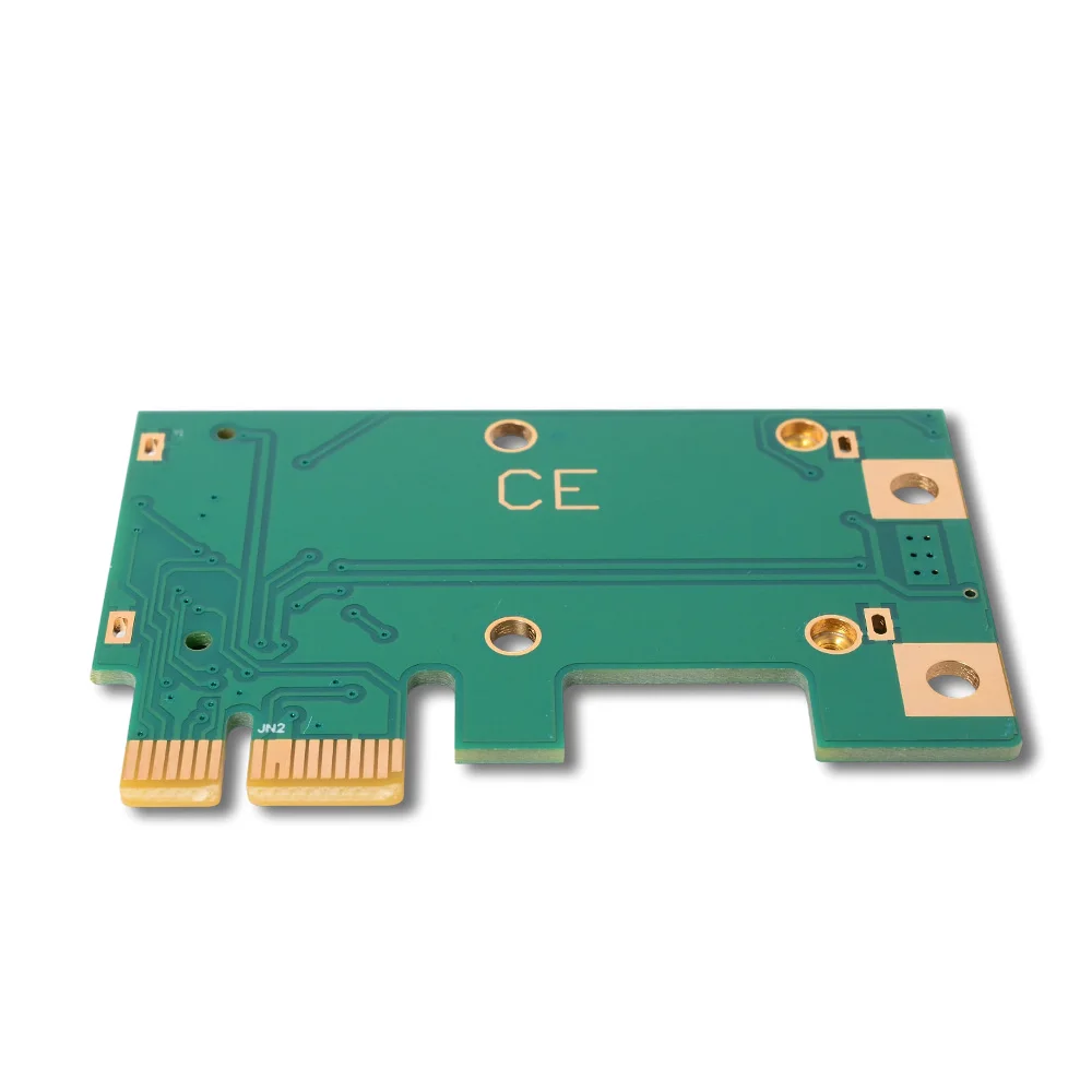 2025 NUEVA tarjeta de expansión del adaptador PCIE X1 a Mini PCI-E para la tarjeta de red inalámbrica Adaptador USB 3.0 compatible con altura completa/media altura