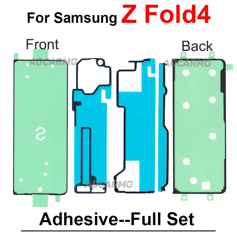 Back Cover Adhesive For Samsung Galaxy Z Fold 4 Fold4 F936 LCD Front Sticker Fullset Tape Glue