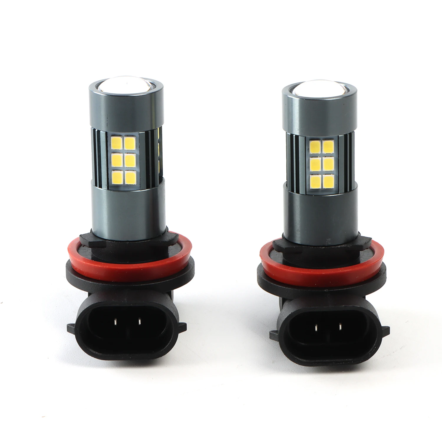 2Pcs H11 H8 H16 Universal LED Fog Light Bulbs For Car Fog Lamp 27 Led Chips 360° Illumination