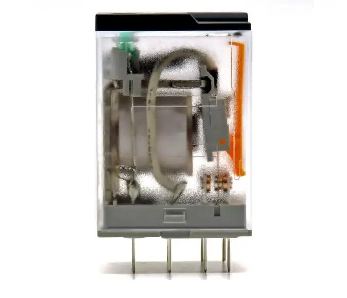 مرحل متوسط صغير كهرومغناطيسي اقتصادي RXM2LB2F7، مجموعتان، 8 دبابيس، AC120V مع قاعدة RXM2LB2F7