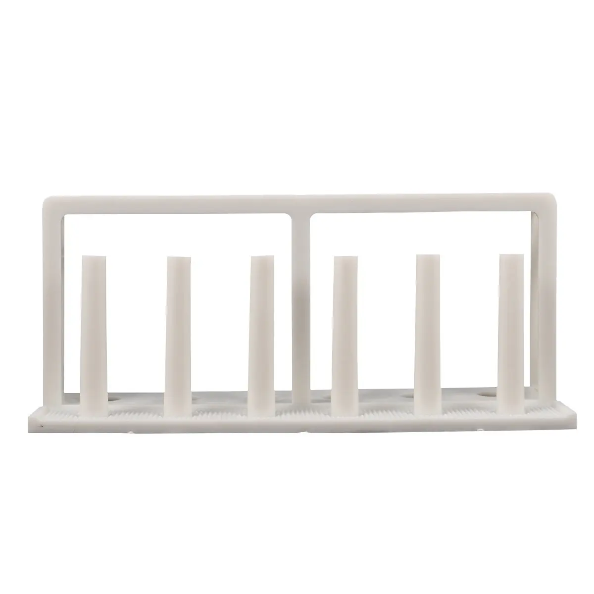 Water Quality Test Tube Rack Plastic Holder Anti-Slip Base For Laboratory School Use Test Tube Organizer Drying Stand