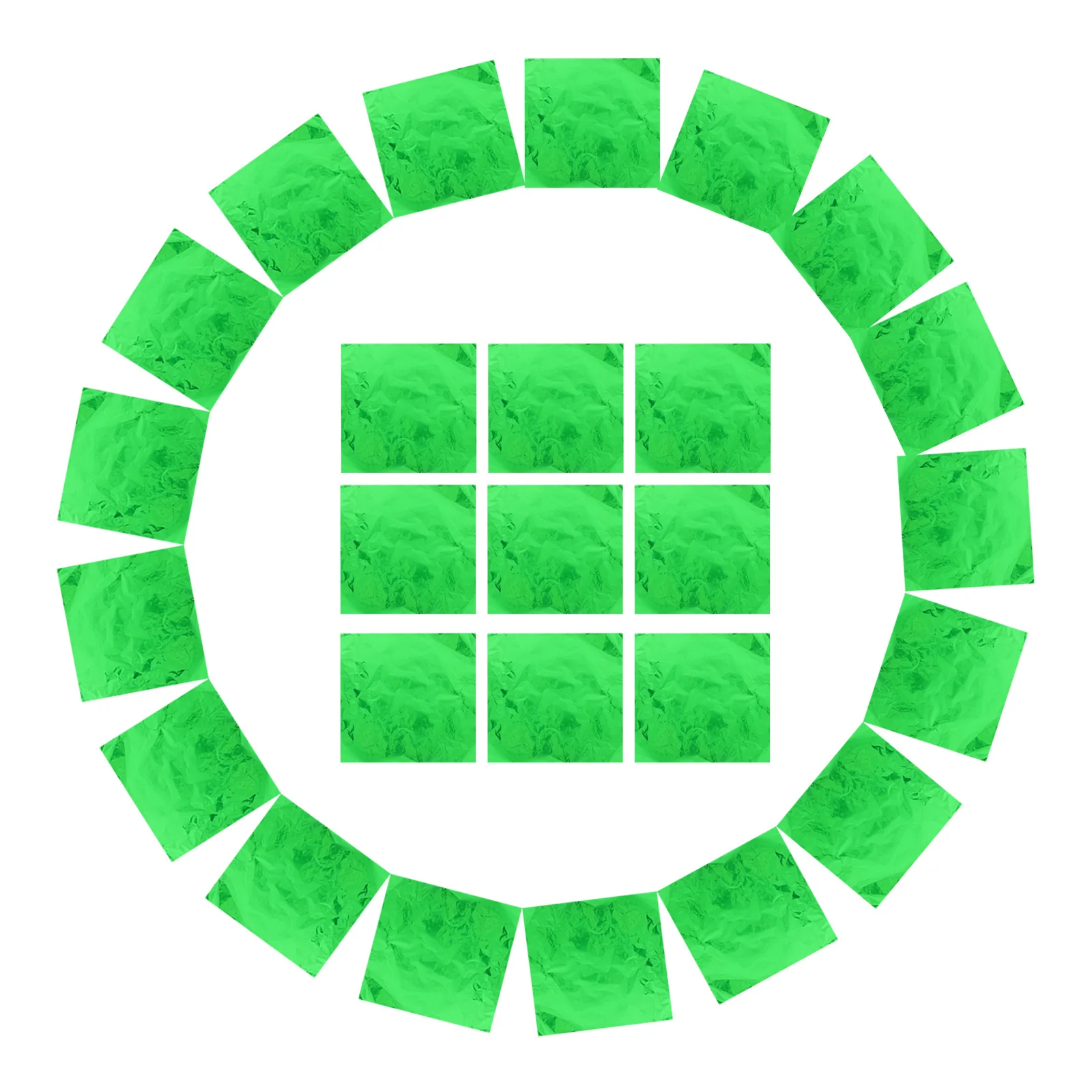 

100pcs Food Packaging Aluminum Foil Heavy Duty Bbq Grilling Sheet For Home Kitchen Outdoor Party Use Tin Foil Paper Candy