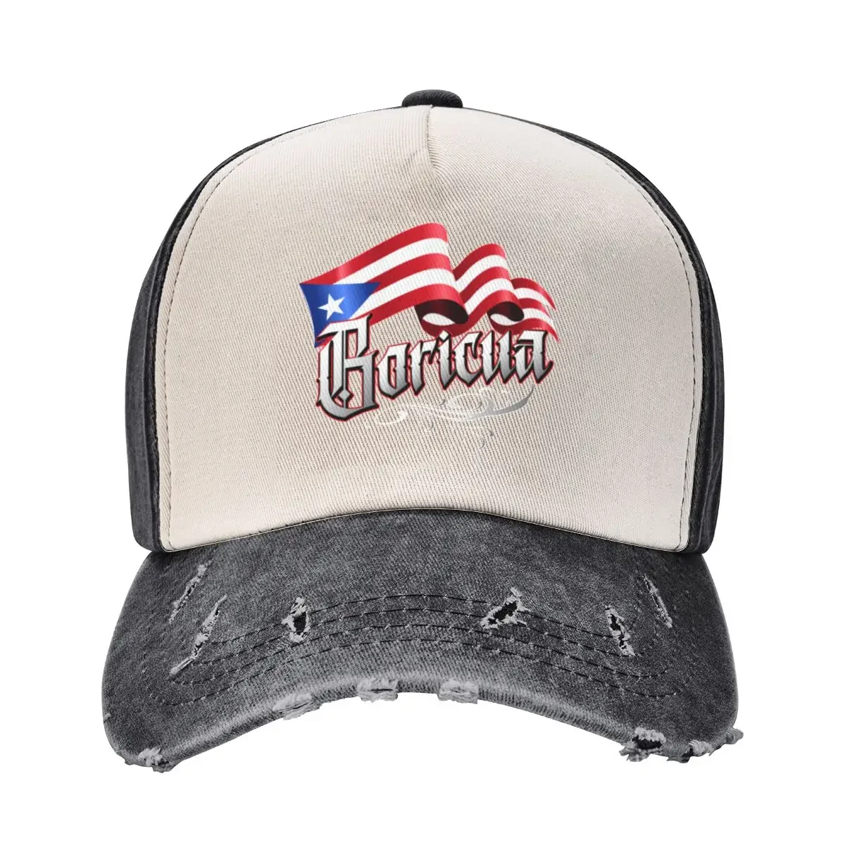 

Boricua Strong Baseball Cap Luxury Brand Anime Hat men Golf Wear Men Women's