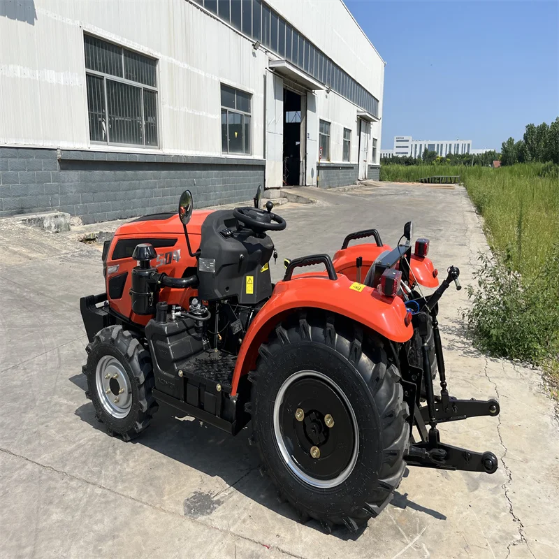 SYNBON-Mini equipo agrícola 4WD, Tractor de jardín para enmarcar