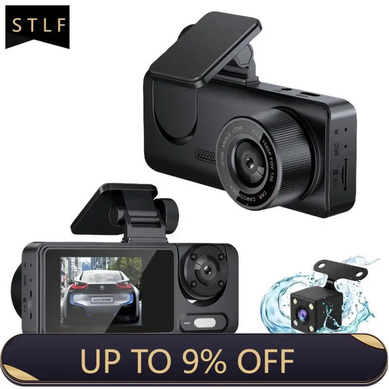 

3 Lens Mini Dash Cam Full HD 1080P 170° Night Vision WiFi Auto Video Recorder Hot Selling Car Accessories