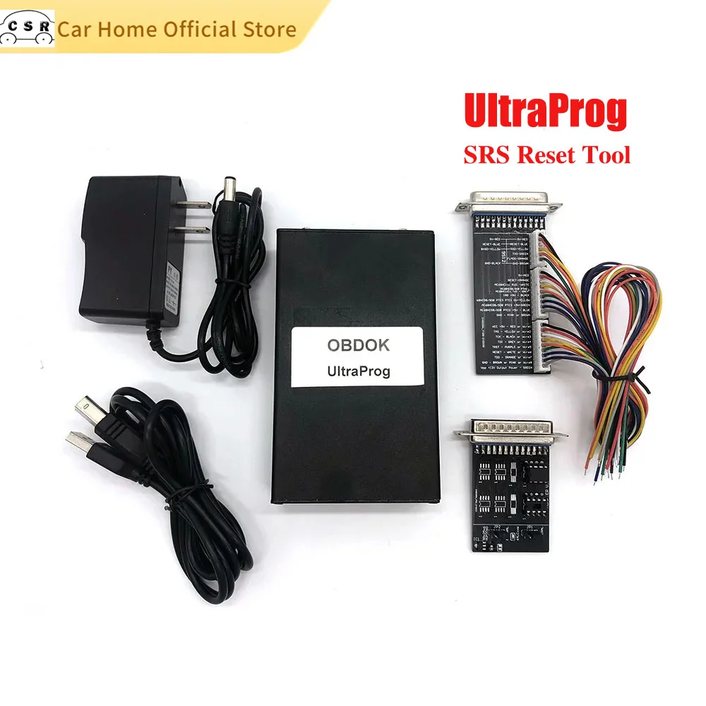 

Инструмент сброса OBDOK UltraProg SRS, инструменты для ремонта данных об аварии Ultraprog, программатор данных с поддержкой JTAG I2C Microwire SPI BDM BKGD