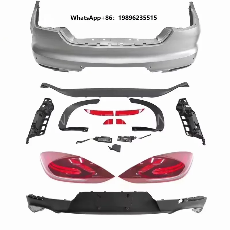 Best Quality New for for 970.1 (2010-2013) & 970.2 (2014-2016) Car Bumpers Tail Lights Diffuser Bodykit with Clips