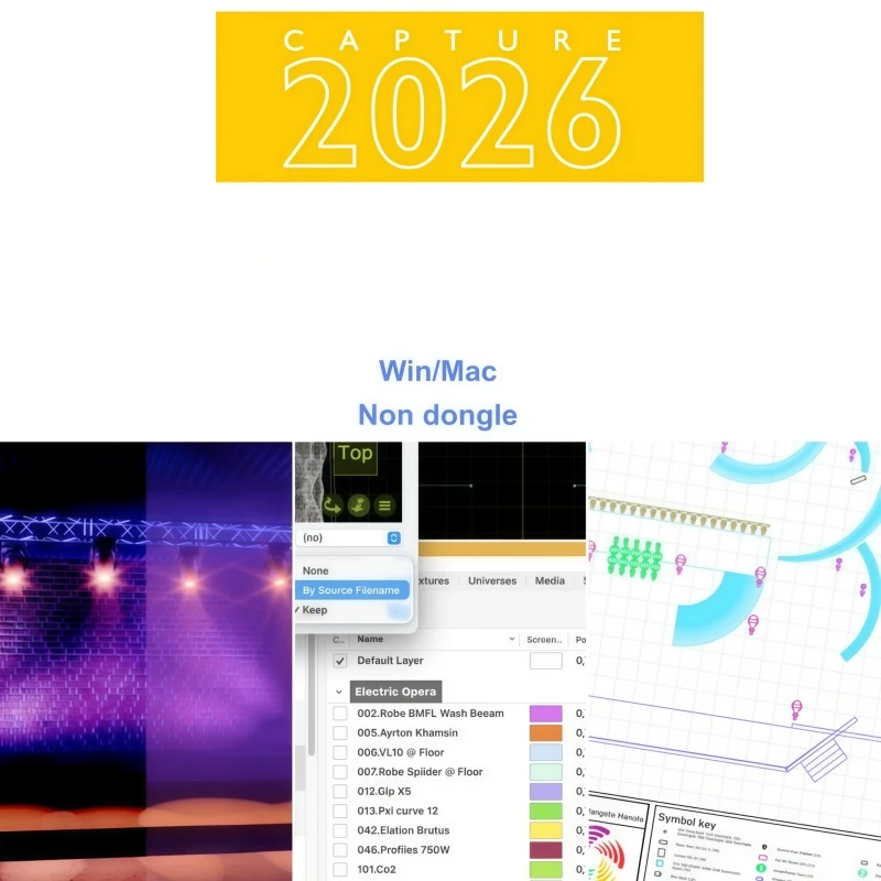 

Capture 2026 All Modules Lighting Design Software Professional Stage Lighting Control For Windows or Mac