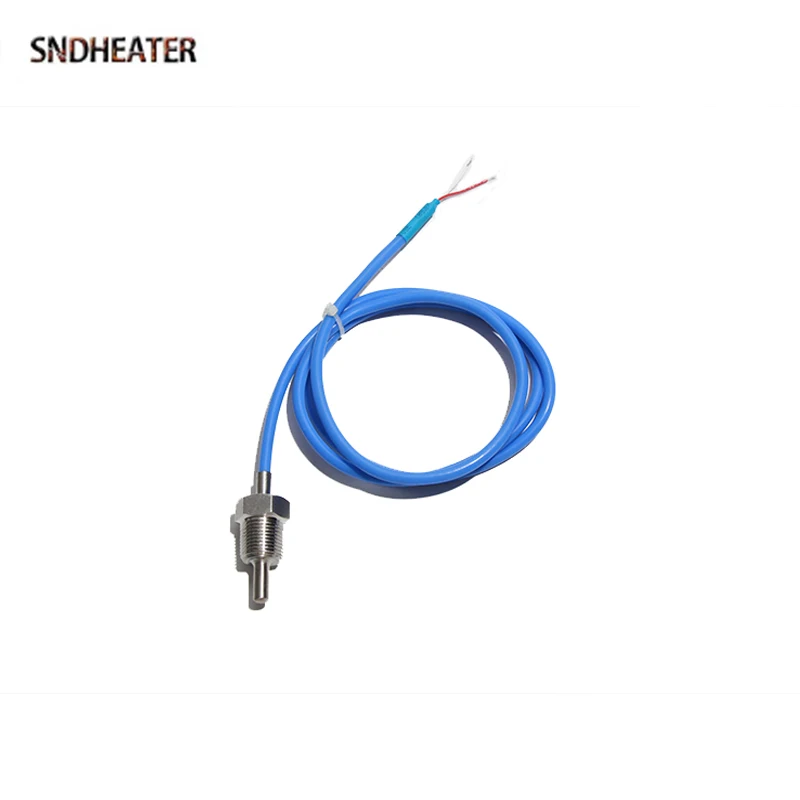 SNDHEATER-NTC 10k熱電対、スレッド温度センサープローブ、6x15mmシリコンワイヤー、1m 260度、dn8、dn10、dn15、dn20、dn25