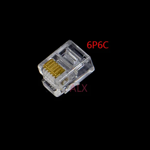 Conectores de extremidade do cabo de cristal, tomadas de telefone, conector Internet, 4Pin, 6Pin, 8Pin, RJ9, 4P4C, RJ11, 6P4C, 6P6C, RJ45, 8P8C, 20Pcs