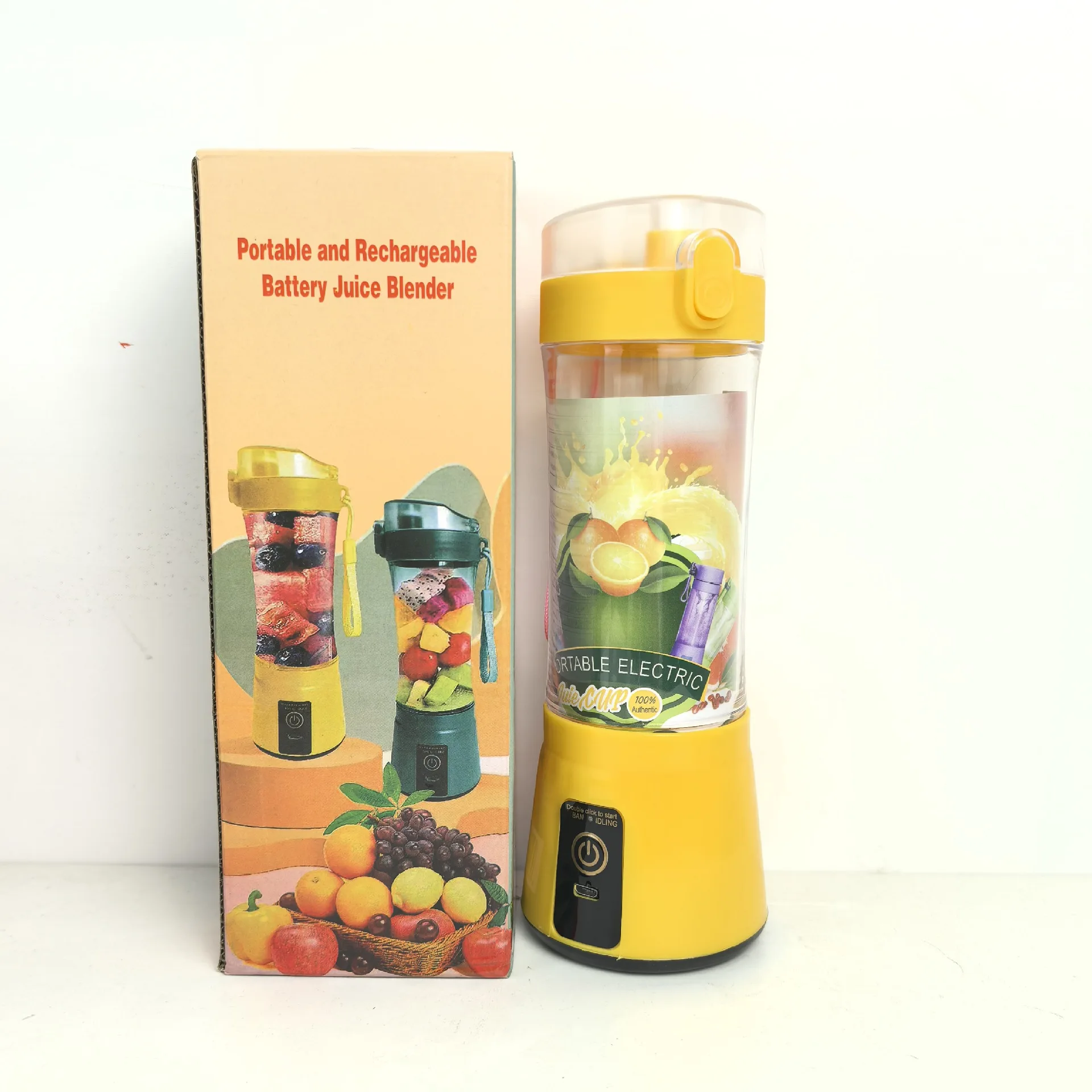 Multifunctional Mini Household Juicer New Colorful Electric USB Portable Charging Juicing Cup Stainless Steel Self-Cleaning