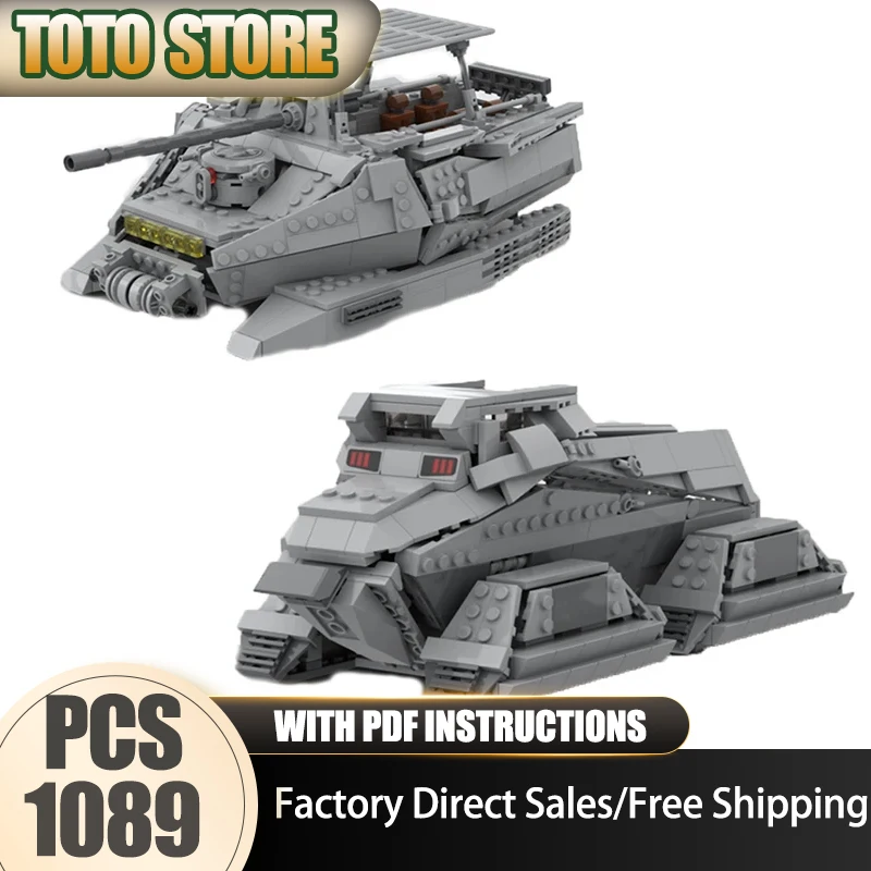 

Moc Building Blocks Season 2 Imperial Troop Transport / Attack Carrier Model Technology Star Movie Gift DIY Assembly Holiday Toy