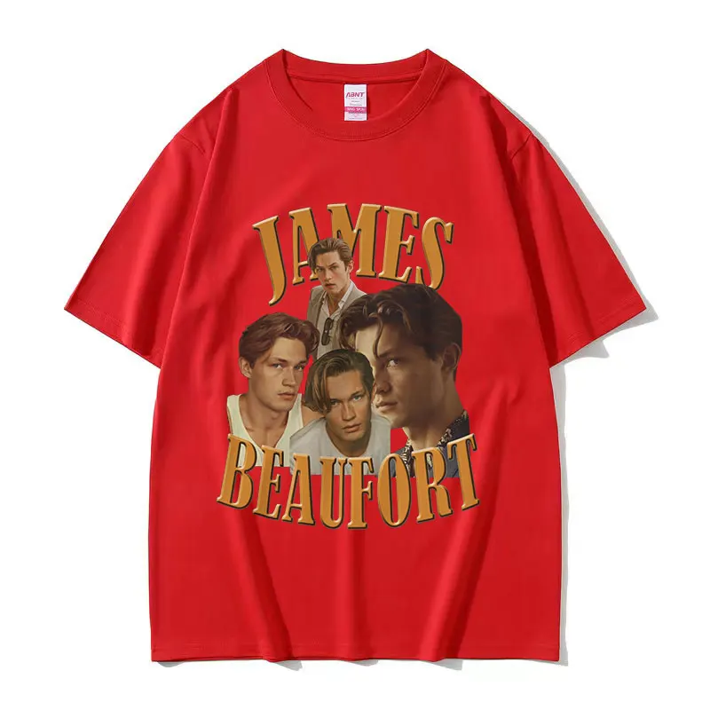 

90s James Beaufort Graphic T Shirt Men's Vintage High Quality Fashion T-shirts Unisex Casual Oversized Cotton T-shirt Streetwear