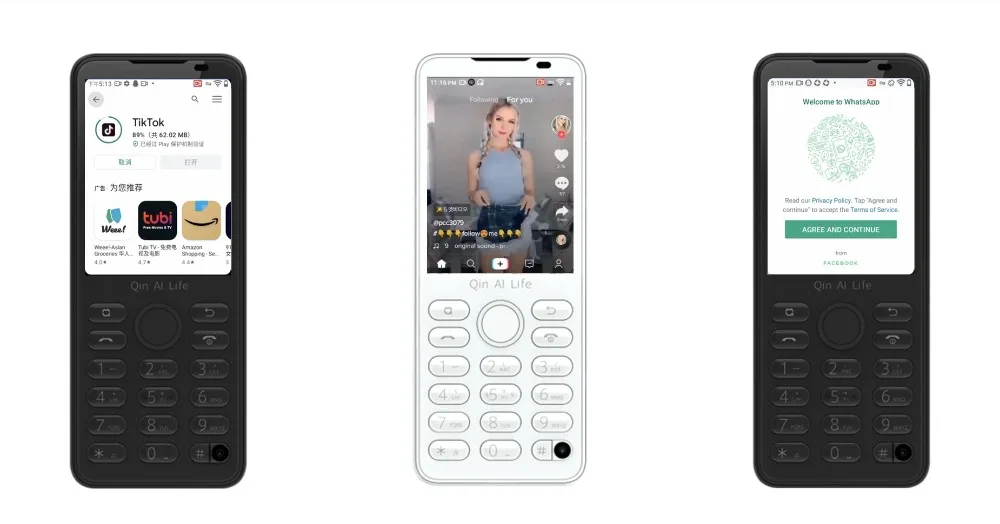 F21 Pro 4G Smart Touch Screen Phone 2.8" Smartphone Android 11 3GB+32GB Mobile Phone BT5.0 2120mAh Battery 5MP Support Google