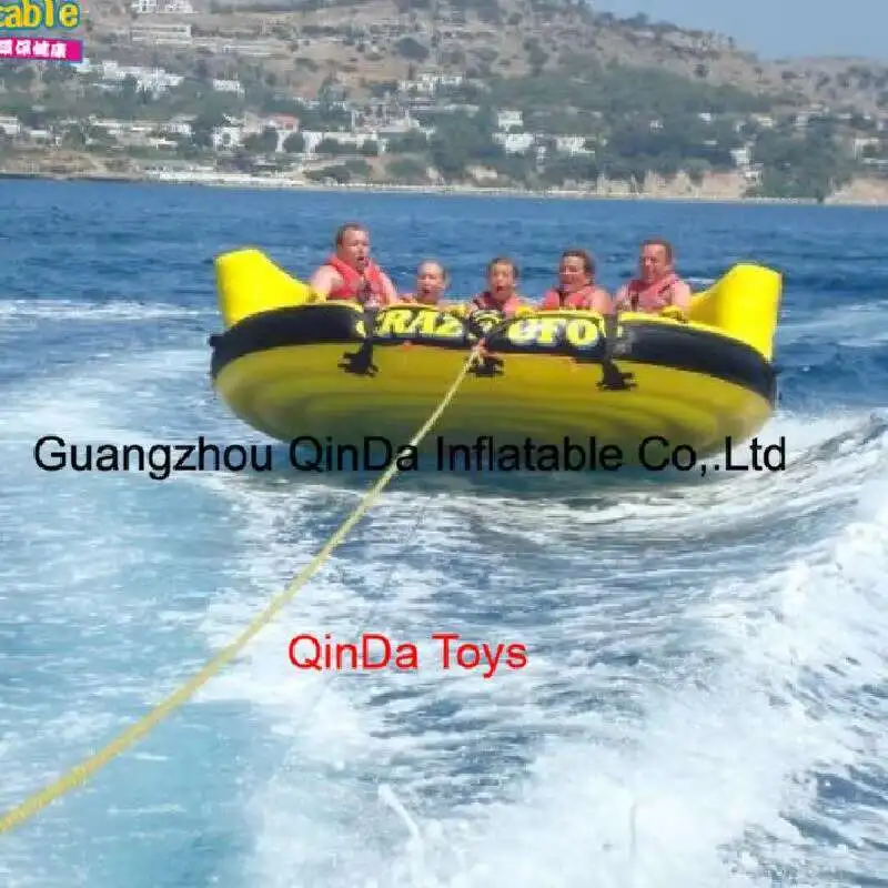 Water Ski Tube Flying Sofa,Inflatable Water Ski Tube Crazy UFO Inflatable Crazy Water Game,Crazy UFO