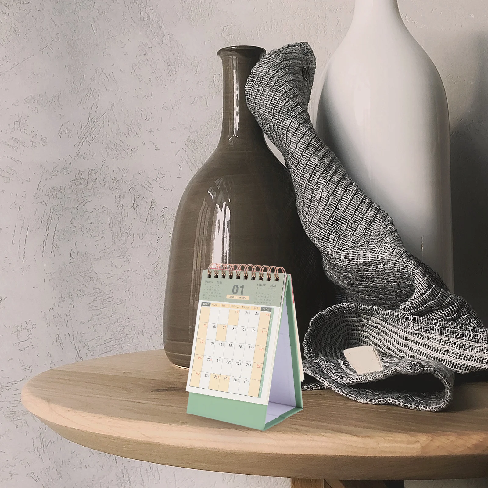 

Настольный календарь на 2024-2025, стоячий флип-настольный календарь, плотная бумага, ежемесячный график, настольный органайзер, офисные принадлежности