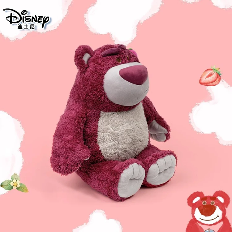 Disney Toy Story 4 Lotso Kawaii truskawkowy miś pluszowy zabawki Cartoon & Cute The Bear pluszowe lalki prezent urodzinowy dla dzieci dziewczyna