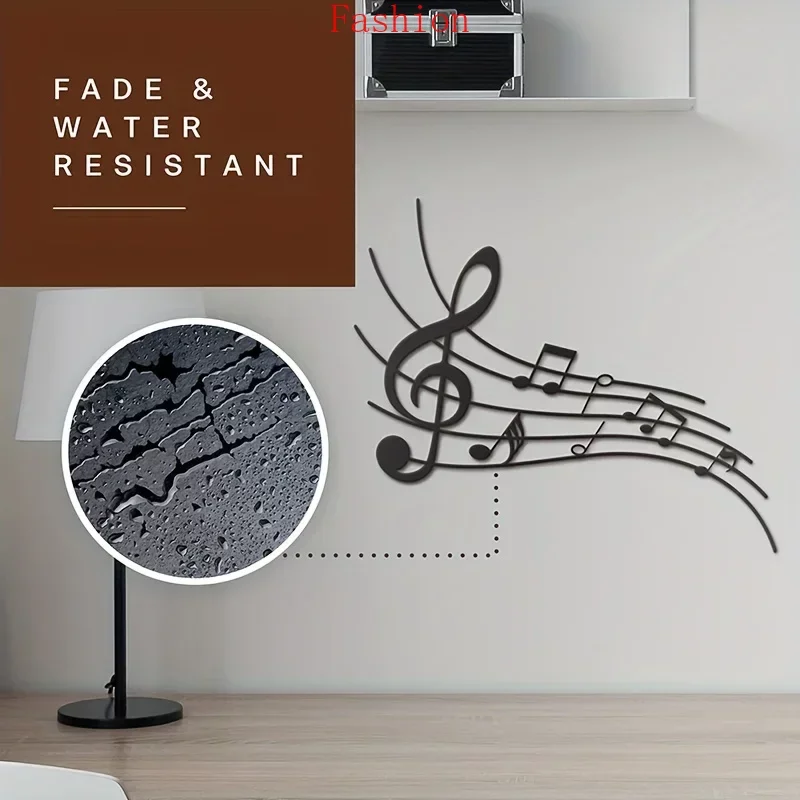 

Musical Notes Sign Metal Music Home Decor Modern Beautiful Music Notes Wall Hanging Decoration Art Metal Music Room Livingroom w