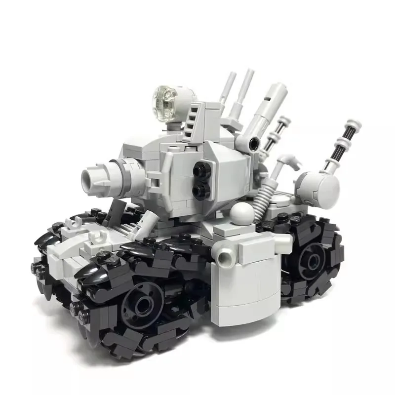 Action Figure Metal Slug Tank SUPER 24110 Super Vehicle 001 Assembled Models Toys Gray Figurine Building Blocks MOC Toys Gifts