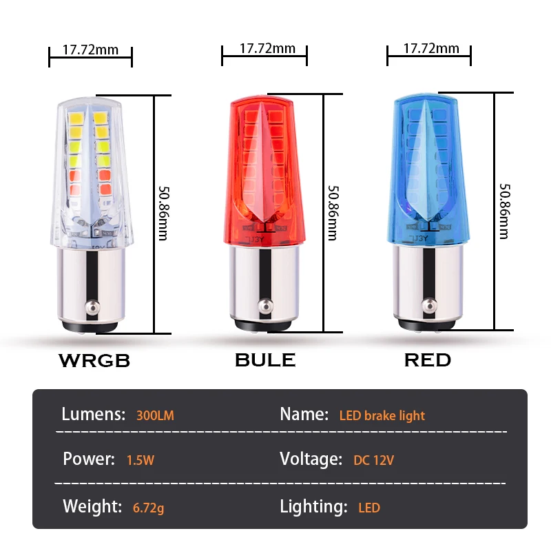 ORO 10pcs 12V 32SMD 1157 Car LED Light Bulb Flowing Strobe Lamp Turn Signal Brake Light Warning Lamp Waterproof Light