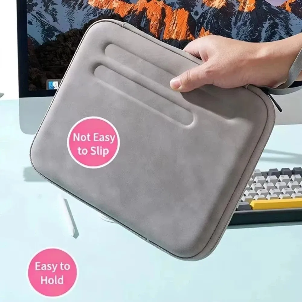Portable Handheld Tablet Bag EVA PU Tablet Sleeve Case Hard Shell Anti Drop Protective Cover Storage Bag