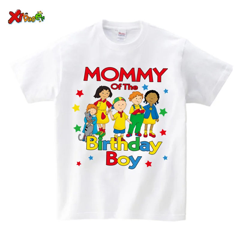 Family Shirts Matching Outfits Personalized Caillou\'s Birthday Party Shirt BROTHER Boys Clothing Children Clothes MOMMY Outfits