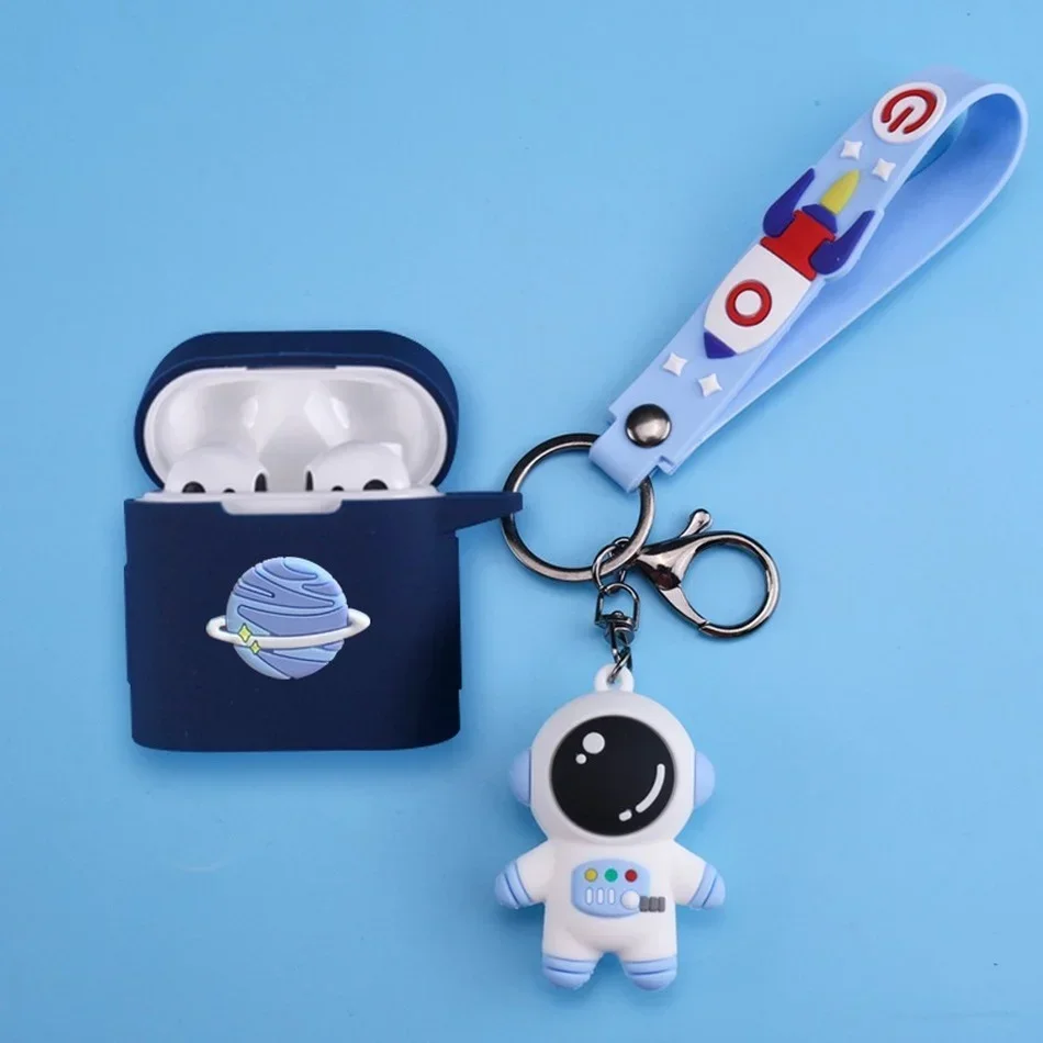 Capa Protetora Dos Desenhos Animados para Xiaomi Mi Air 2 e Air 2s, Fones De Ouvido Bluetooth Sem Fio Silicone, Fone De Ouvido Bonito, AirDotsPro2s