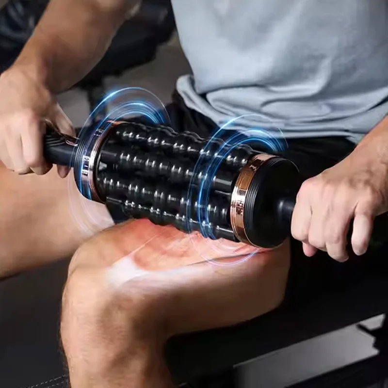 

Новый перезаряжаемый вибрационный автоматический массажный роликовый аппарат для глубоких тканей, перкуссивный массажер для тела с микровибрацией