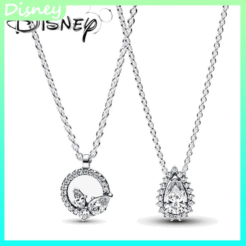 

Disney 2025 new popular idea Shimmering Herbarium round and cluster pendant necklaces for women exquisite high-quality jewelry